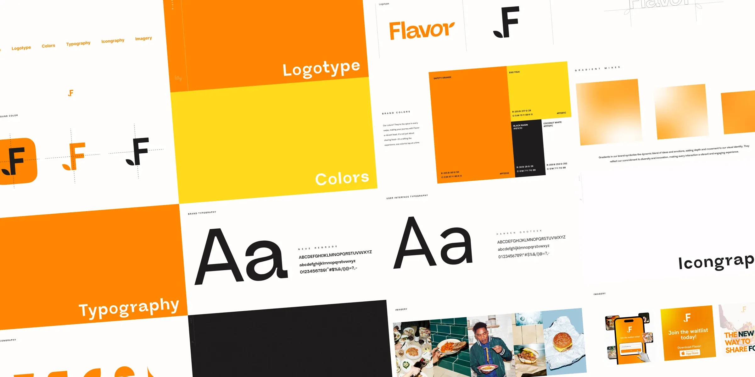 Flavor brand board