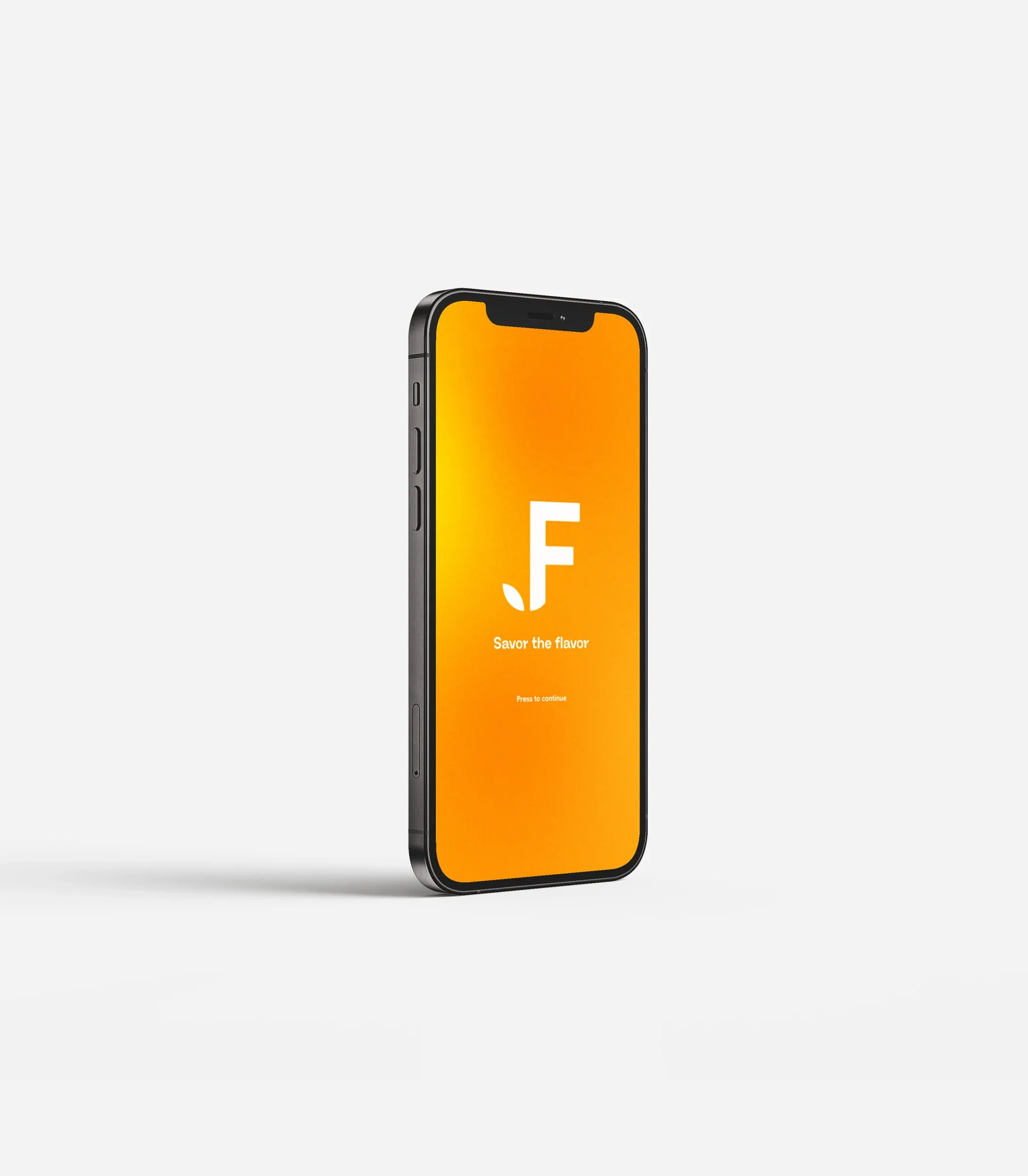 Flavor app on a phone